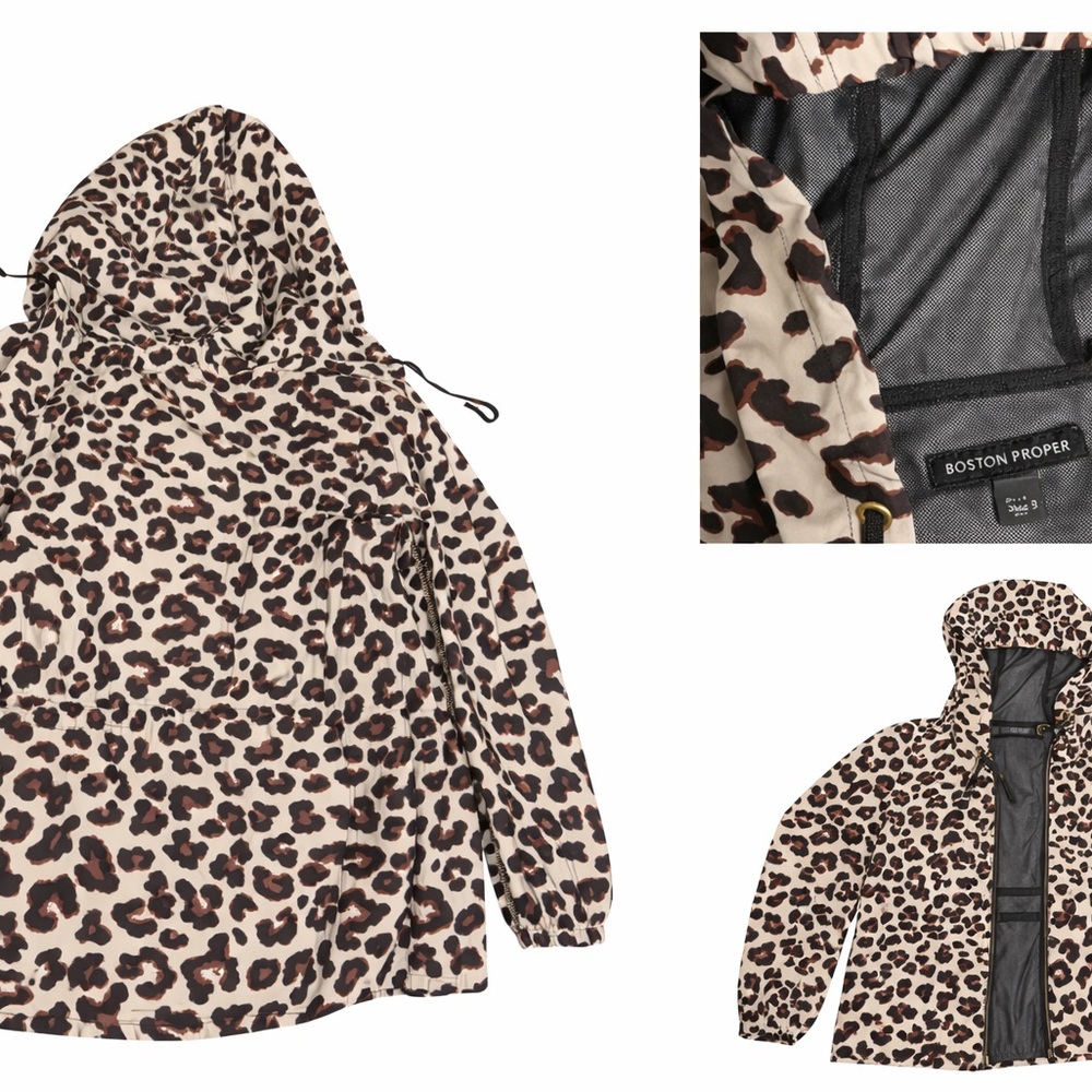 Boston Proper Leopard Print Women’s Jacket